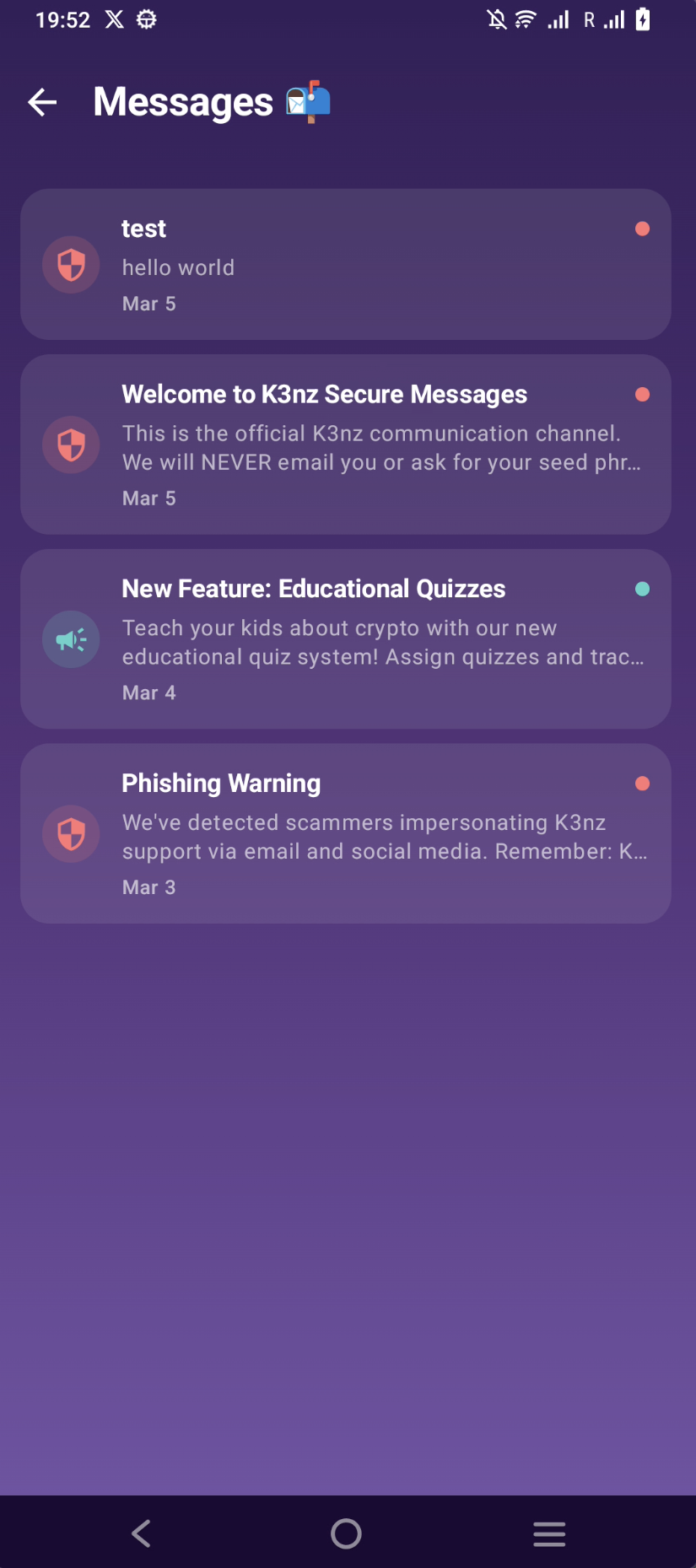 Messages Screenshot